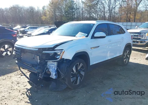 2024 Volkswagen Atlas Cross Sport 2.0T Se W/Technology from USA, damaged, VIN 1V2WE2CA4RC247382